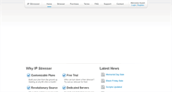 Desktop Screenshot of ipstresser.com